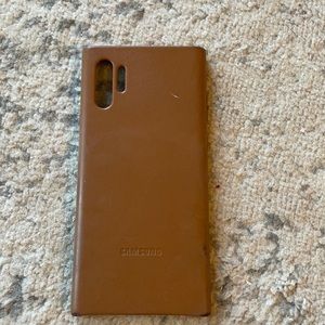 Samsung chestnut brown leather case